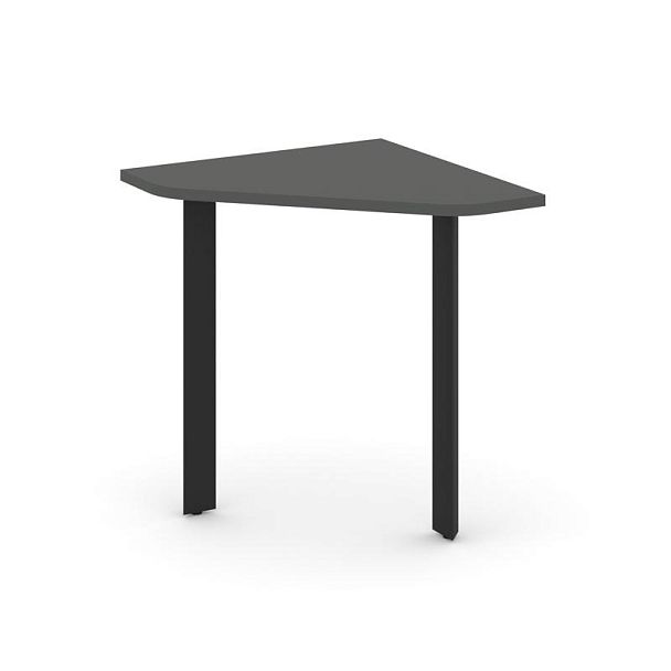 Style Project Next Угловой элемент стола SN-59.USP-001 Антрацит/Металл Черный 600*600*750 - Вид 1