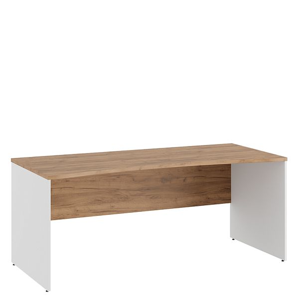 Стол линза Tess 180x80x75 дуб крафт золотой - Вид 1