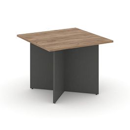 Стайл Проджект Стол переговорный квадрат. SN-D.SPRG-003 Дуб Табак/Антрацит NEW 980*980*750 - Фото предпросмотра