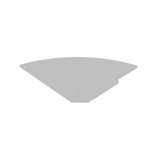 Полка для стойки угловой "Riva" А.РС-5.2 серый - Вид 1