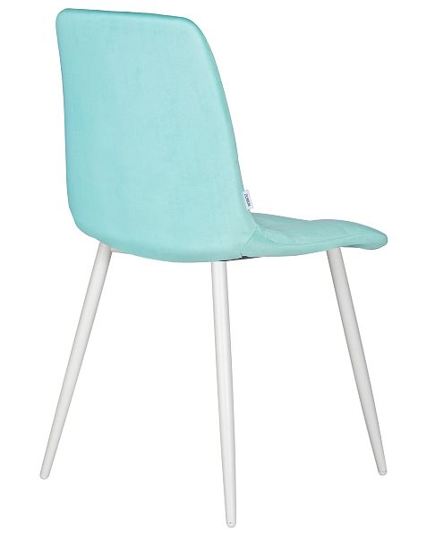 Стул обеденный DOBRIN CHILLY (Мятный Holland 50, основание белое) - Вид 4
