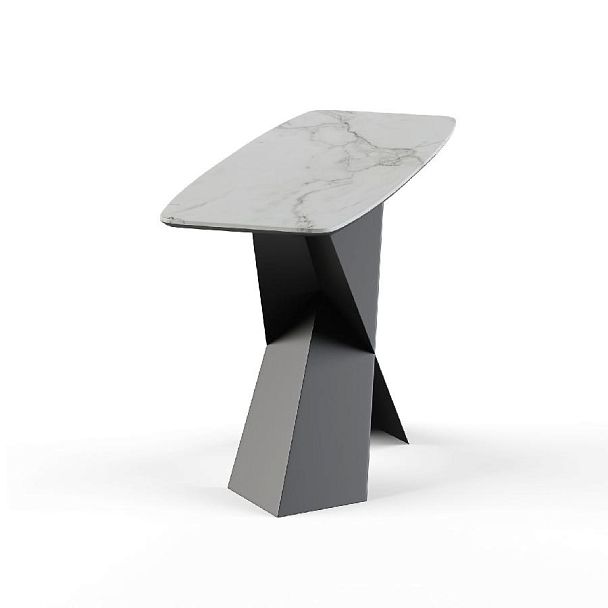 Консоль Tyler 130 керамика матовая, белая - Вид 3