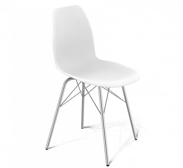 Стул Sheffilton SHT-ST29/S64 белый/хром лак - Вид 2