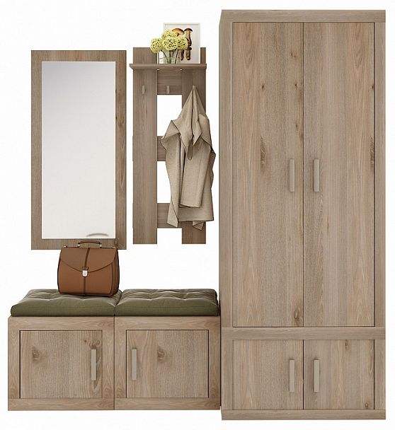 Стенка для прихожей Toivo ТОЙ-ПР 1 Нельсон - Вид 1