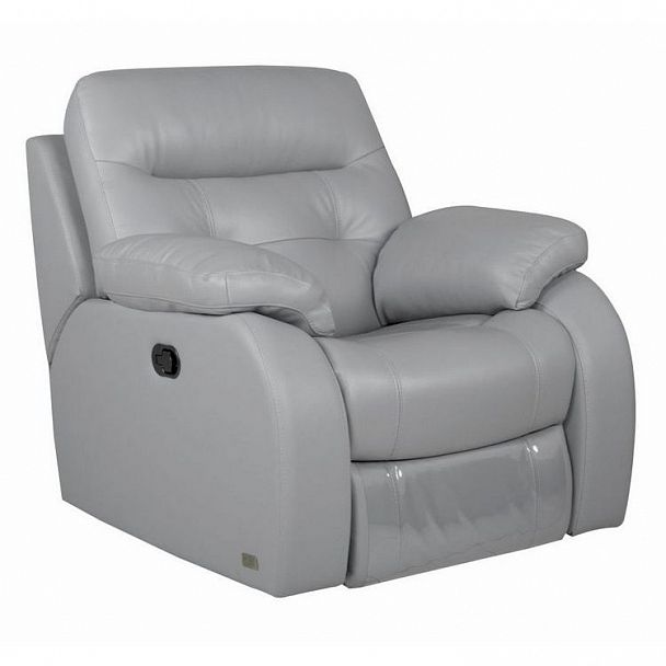 Кресло-реклайнер "Рей" механический кожа - Вид 1