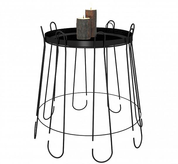 Столик кофейный Sheffilton SHT-CT6 черный муар - Вид 3