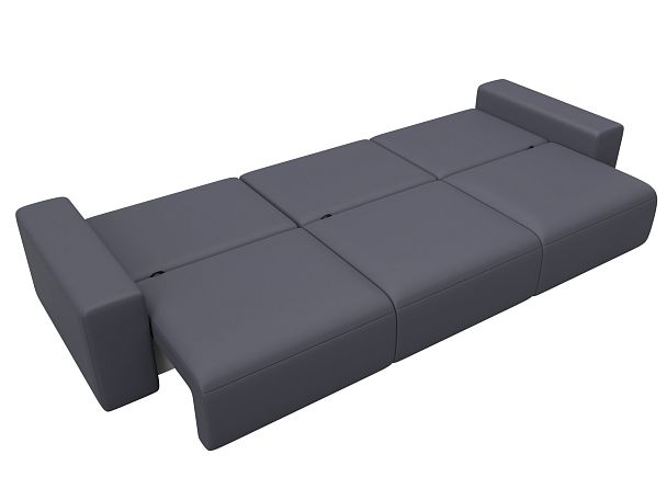 Диван прямой Лига-036 НПБ Классик Лонг Экокожа серый - Вид 10