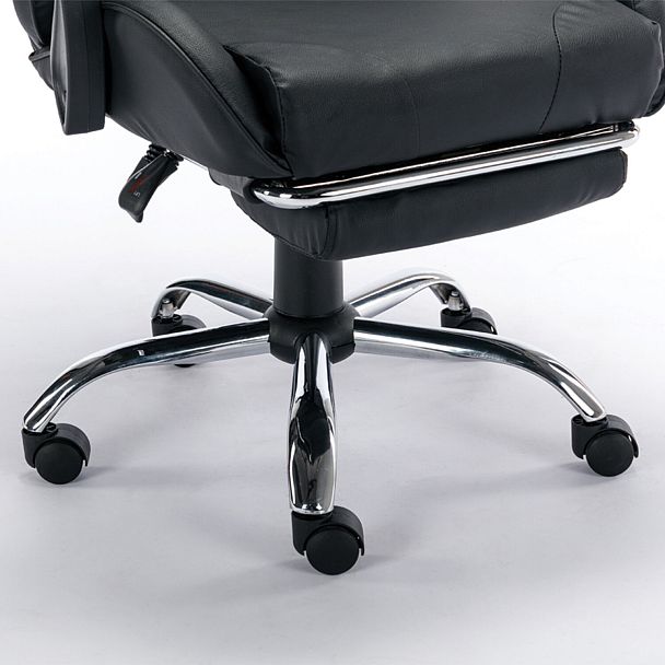 Кресло компьютерное BRABIX "Dexter GM-135", подножка, две подушки, экокожа, черное, 532800 - Вид 17