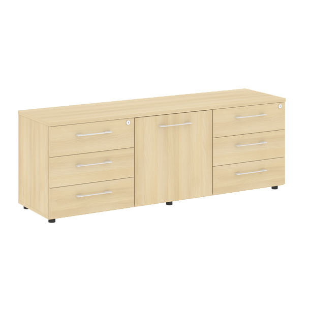 Yalta Тумба модульная LT.TS-3.2 (R) Акация 1642*450*580 - Вид 1