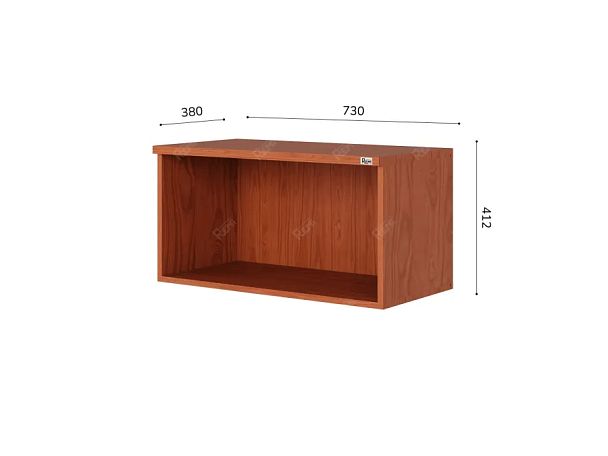 UNITY РА-02 ОРЕХ ИТАЛЬЯНСКИЙ Антресоль открытая Прямой 730x380x412 - Вид 4