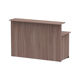 Стойка ресепшн прямая СР-160/60 ясень шимо темный - Фото предпросмотра