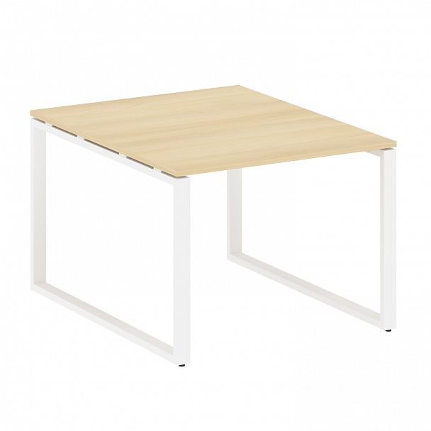 Стол для переговоров "Metal System" БО.ПРГ-1.1 акация/белый - Вид 1