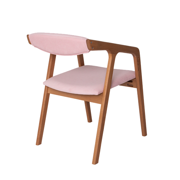 Полукресло Fendi, велюр Teddy 324, каркас бук под лак - Вид 8