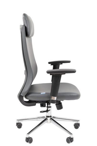 Офисное кресло Chairman 500LUX Россия экокожа cерый - Вид 3