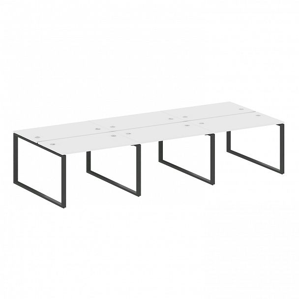 Рабочая станция "Metal System" БО.СМ-6.2 белый/антрацит - Вид 1