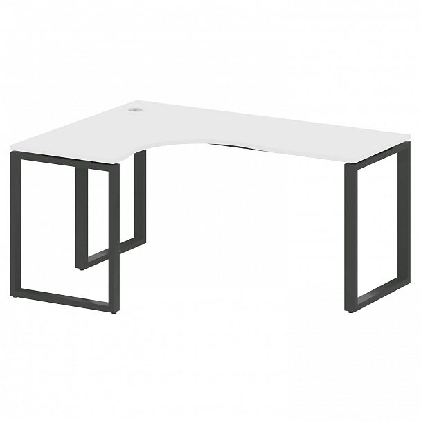 Стол "Metal System" БО.СА-4 белый/антрацит - Вид 2