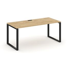 Style Project Direct Direct Стол письменный SN-6O.SR-015.M Тиквуд Светлый/Металл Черный 1780*700*750 - Фото предпросмотра