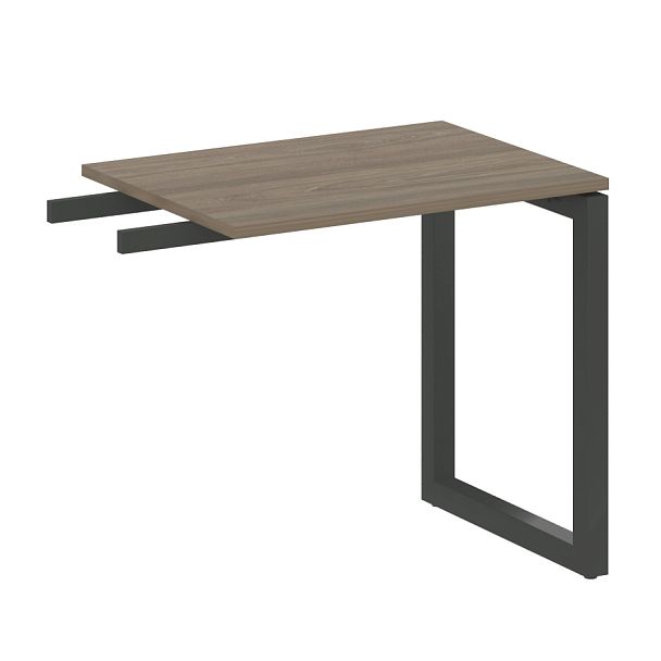 Metal System Quattro Приставной элемент на О-образном м/к 50БО.ПР-2 Вяз/Антрацит металл 800*600*750 - Вид 1