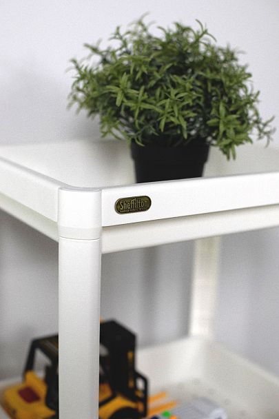 Стеллаж Sheffilton SHT-SS25-4 белый - Вид 7