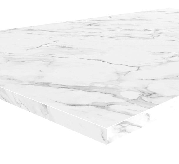 Столешница Sheffilton SHT-TT 140/80 ЛДСП мрамор кристалл - Вид 5