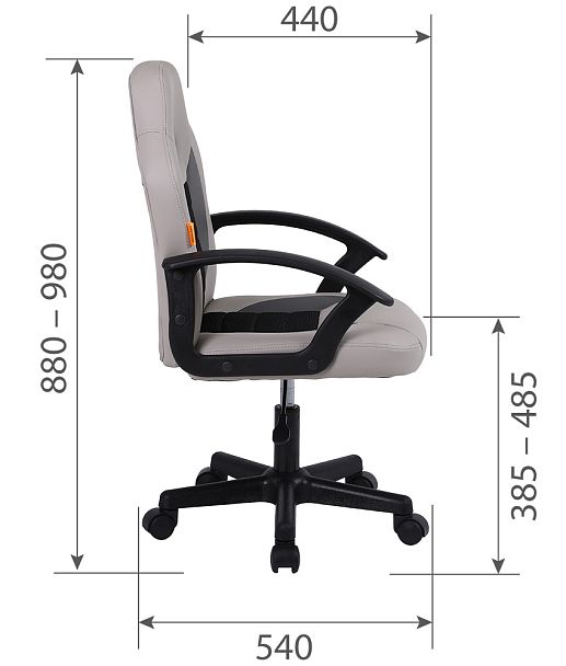 Кресло CHAIRMAN KIDS CH111 красный - Вид 5