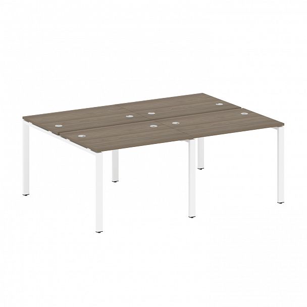 Рабочая станция "Metal System" БП.СМ-4.1 вяз/белый - Вид 1