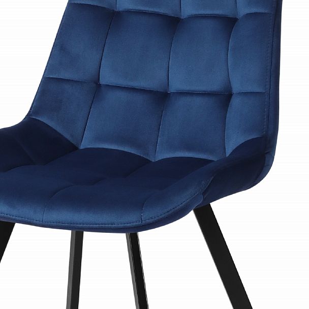 Комплект стульев Эйден М, Confetti blue/черный, 2 шт. - Вид 6