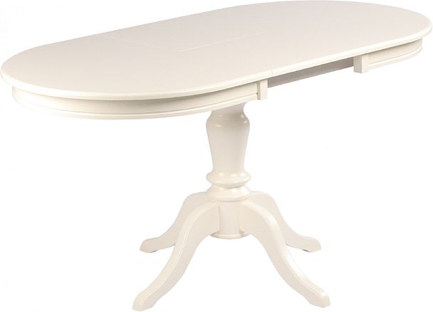 Стол деревянный раздвижной Анфея 110(150)х75х76 Слоновая кость - Вид 5