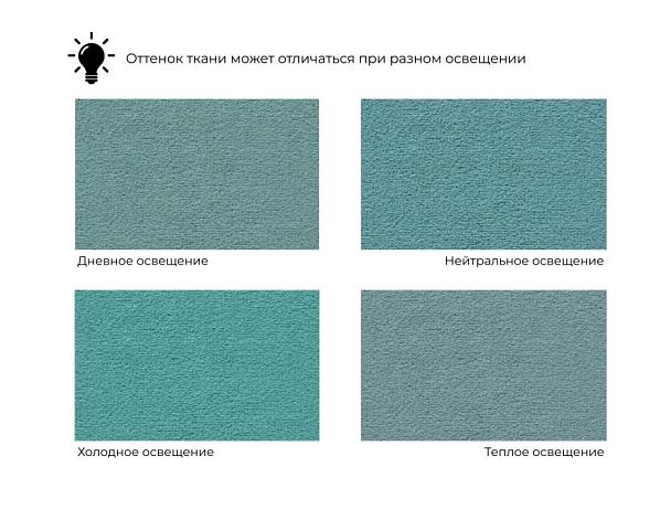 Диван угловой Верона Лайт угол правый (полностью велюр бирюзовый) - Вид 11