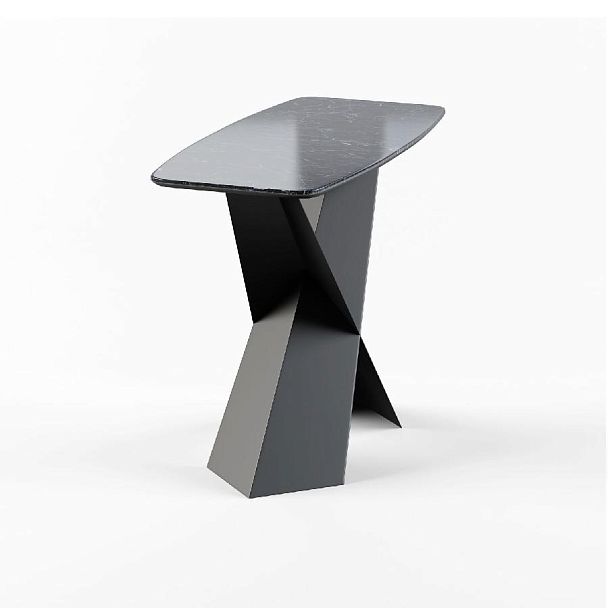 Консоль Tyler 100 керамика глянцевая, черная - Вид 3