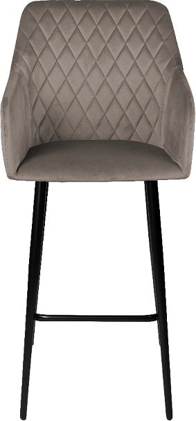 Комплект барных поворотных кресел Барли К, Confetti mocco/черный, 2 шт. - Вид 3