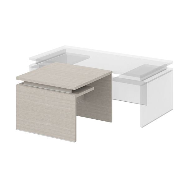 Стол приставной "Дипломат"  ПК-ДП-СТП100Х100/Д-В1-1247 дуб беленый новый - Вид 1