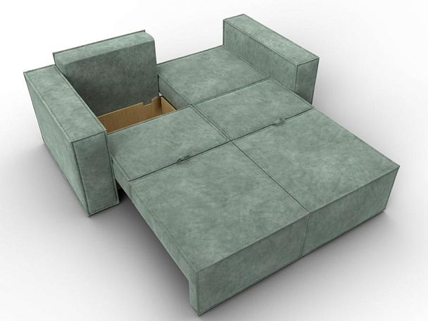 Диван прямой Куба мини Велюр зеленый - Вид 9