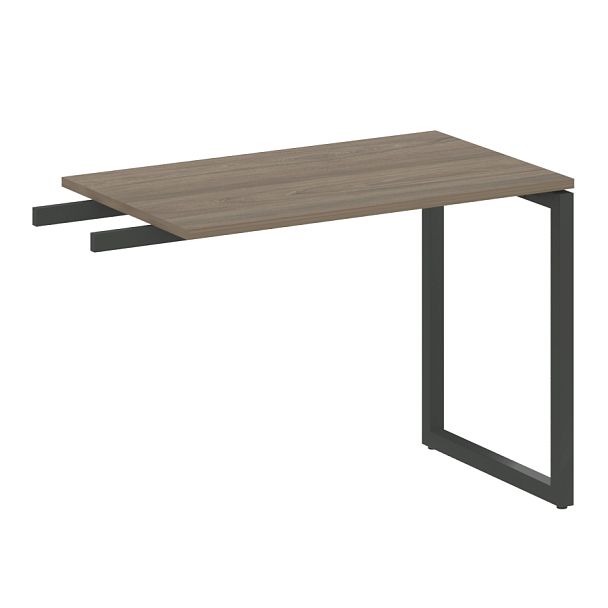 Metal System Quattro Приставной элемент на О-образном м/к 40БО.ПР-3 Вяз/Антрацит металл 1000*600*750 - Вид 1