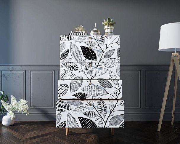 Комод высокий Berber принт 9 арт BB10/Print_09 - Вид 2