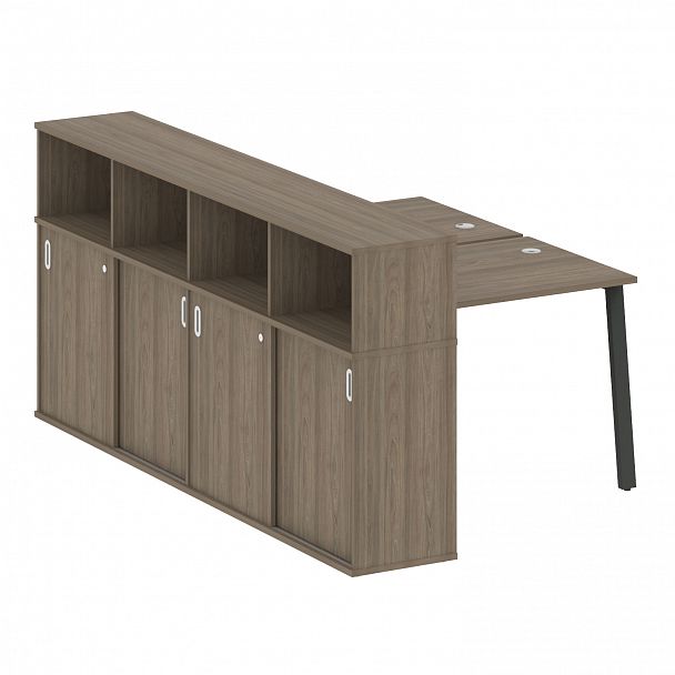 Рабочая станция "Metal System" БА.РС-СШК-4.1 вяз/антрацит - Вид 1