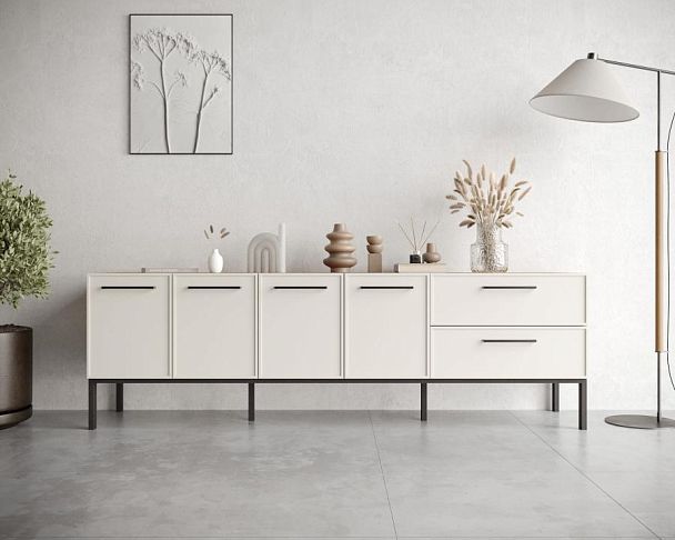 Комод с четырьмя дверками и двумя ящиками Nicole арт NEM04 - Вид 5