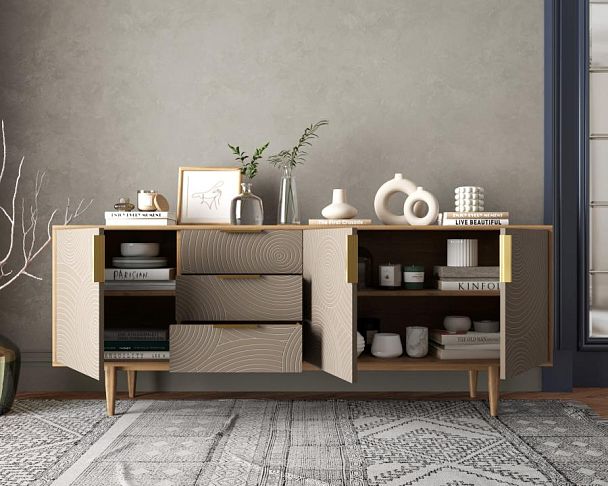 Комод Line удлиненный R25/beige - Вид 2