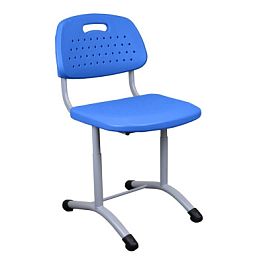 Школьный стул BOCCA, синий (каркас RAL 7040 серый), гр.5-7 - Фото предпросмотра