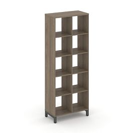 Стайл Проджект Каркас стеллажа 5 яр. SN.KS-520 Вяз Благородный/Металл Антрацит 754*400*1982 - Фото предпросмотра
