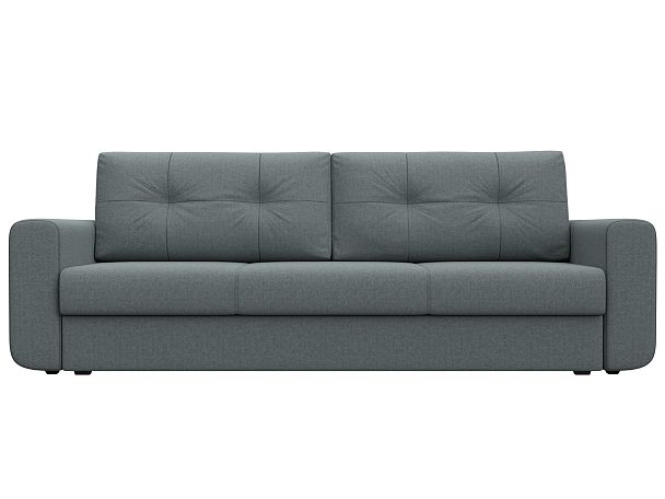 Диван прямой Лига-031 Рогожка серый - Вид 2