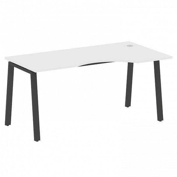 Стол "Metal System" БА.СА-1 белый/антрацит - Вид 1