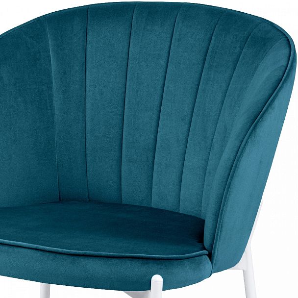 Комплект кухонных стульев Миэль изумрудный велюр/белый, 2 шт. - Вид 6