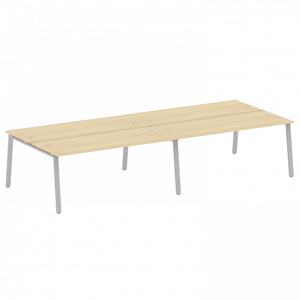 Рабочая станция "Metal System" БА.СМ-4.5 акация/серый - Вид 1