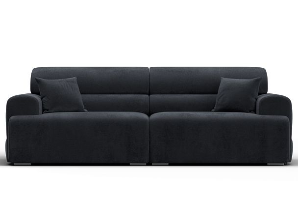 Диван прямой Лига-109 НПБ Велюр серый - Вид 2