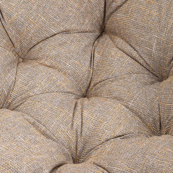 Кресло Папасан/Papasan (23/01 W) /с подушкой и ремешками/Antique brown (античный черно-коричневый) - Вид 7
