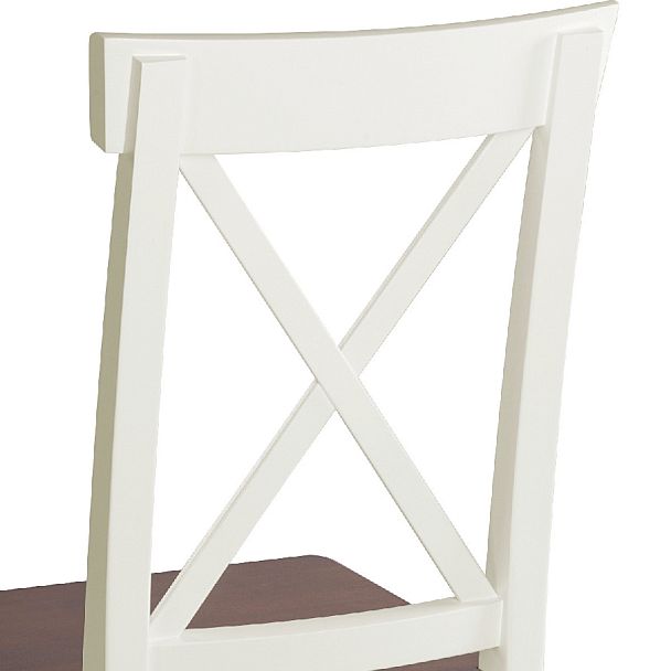 Комплект деревянных стульев с жестким сиденьем Бергольф Слоновая кость/Темный орех, 4 шт. - Вид 9