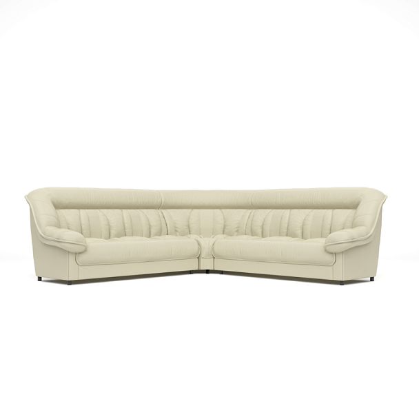 Диван угловой 3У3 Эдельвейс Ed/3y3/cn1112 бежевый - Вид 1