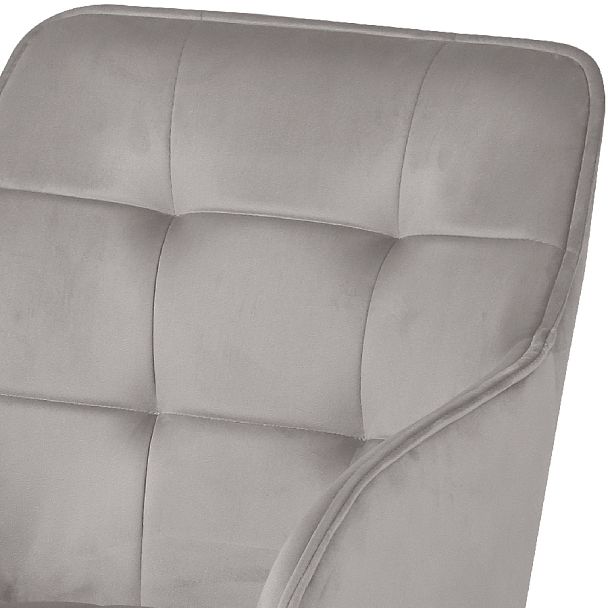 Комплект барных поворотных кресел Мони К, Confetti silver/черный, 2 шт. - Вид 7