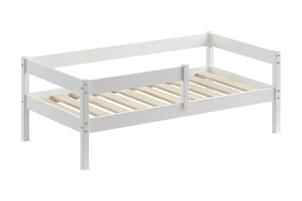 Кровать Пони 800х1600, сосна, цвет белый, без ящиков - Вид 4